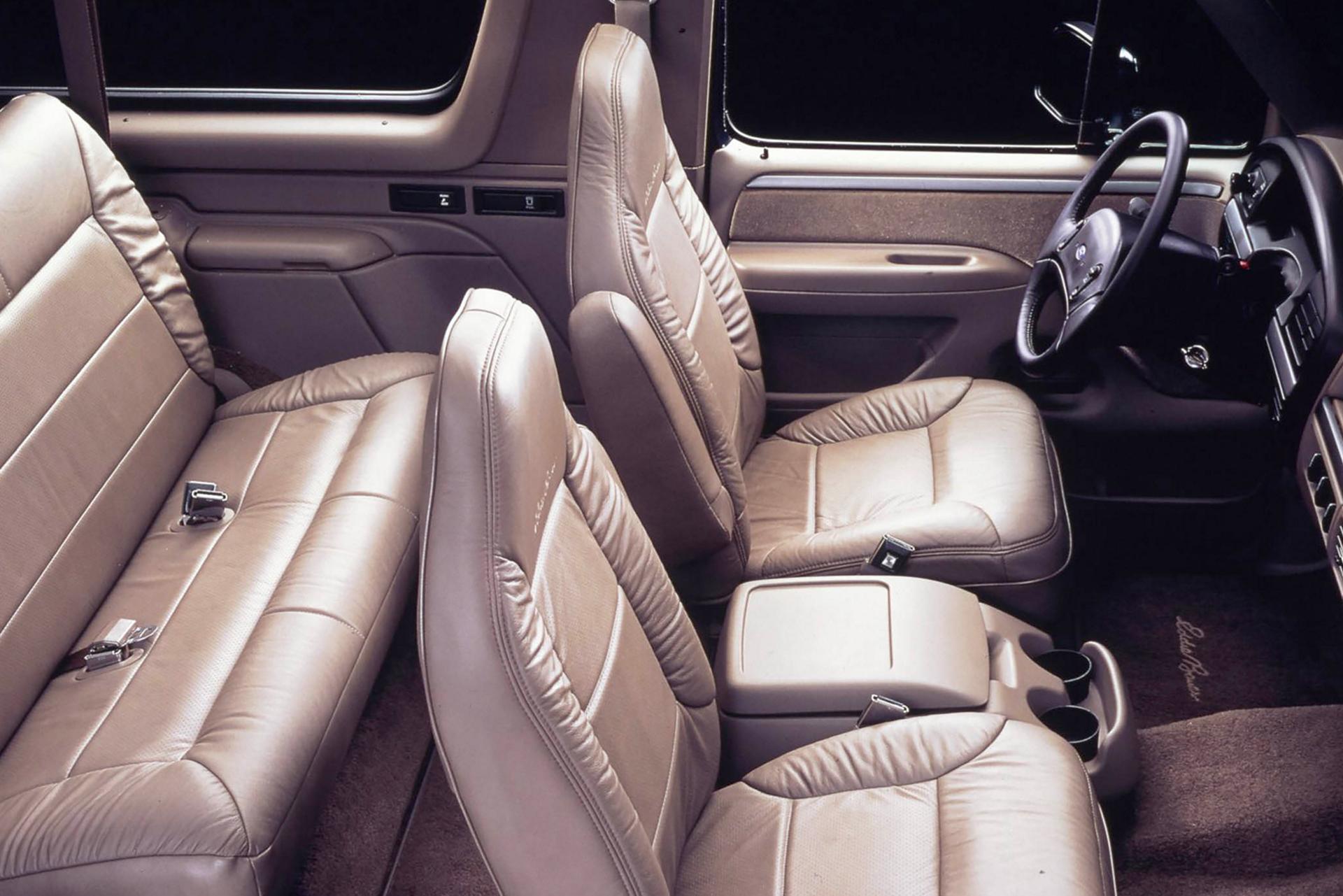 The interior of a 1993 Ford Bronco® model