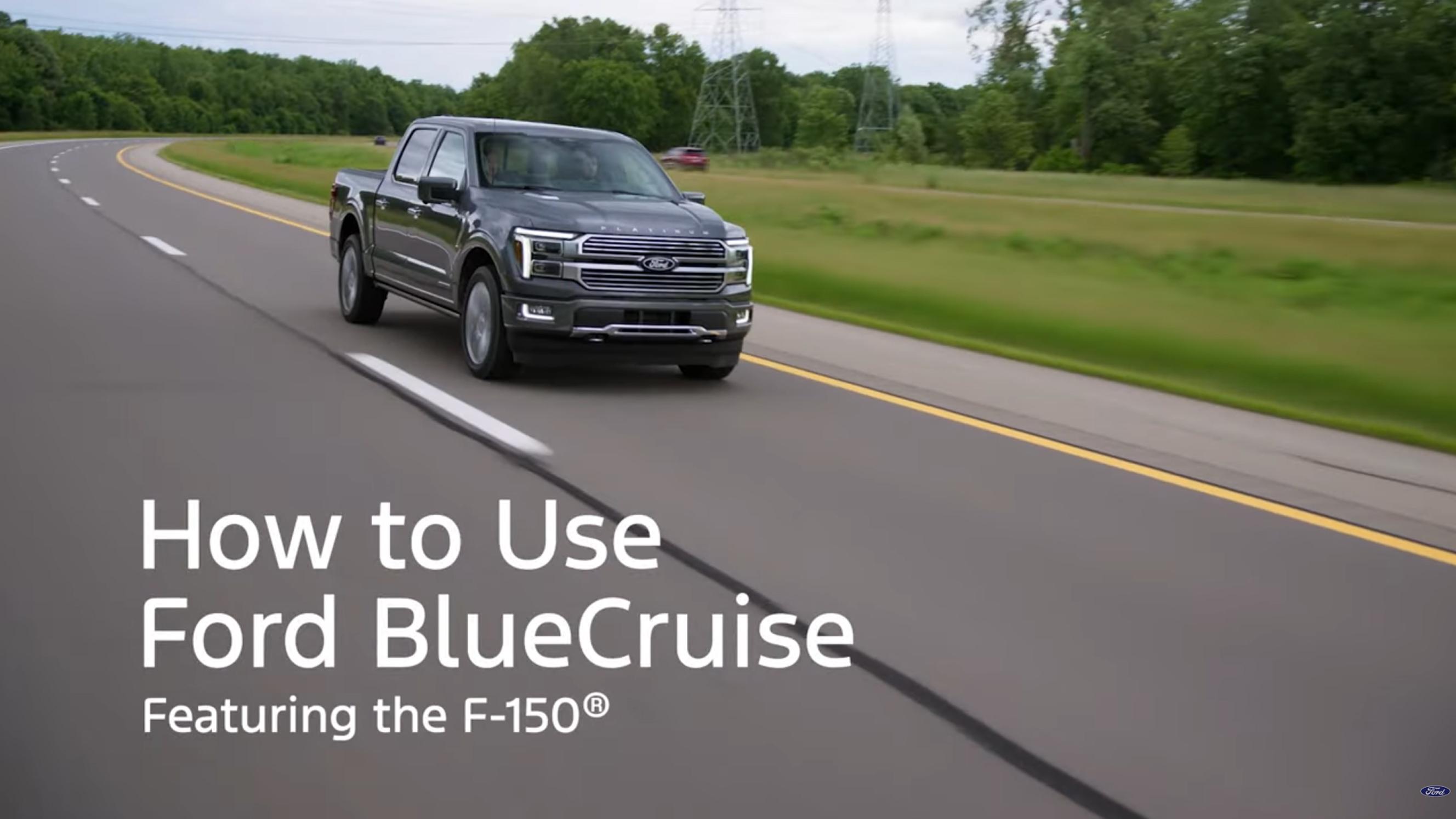 A video explaining how Ford BlueCruise works