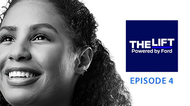 The Lift Powered by Ford Episode 4 with smiling woman