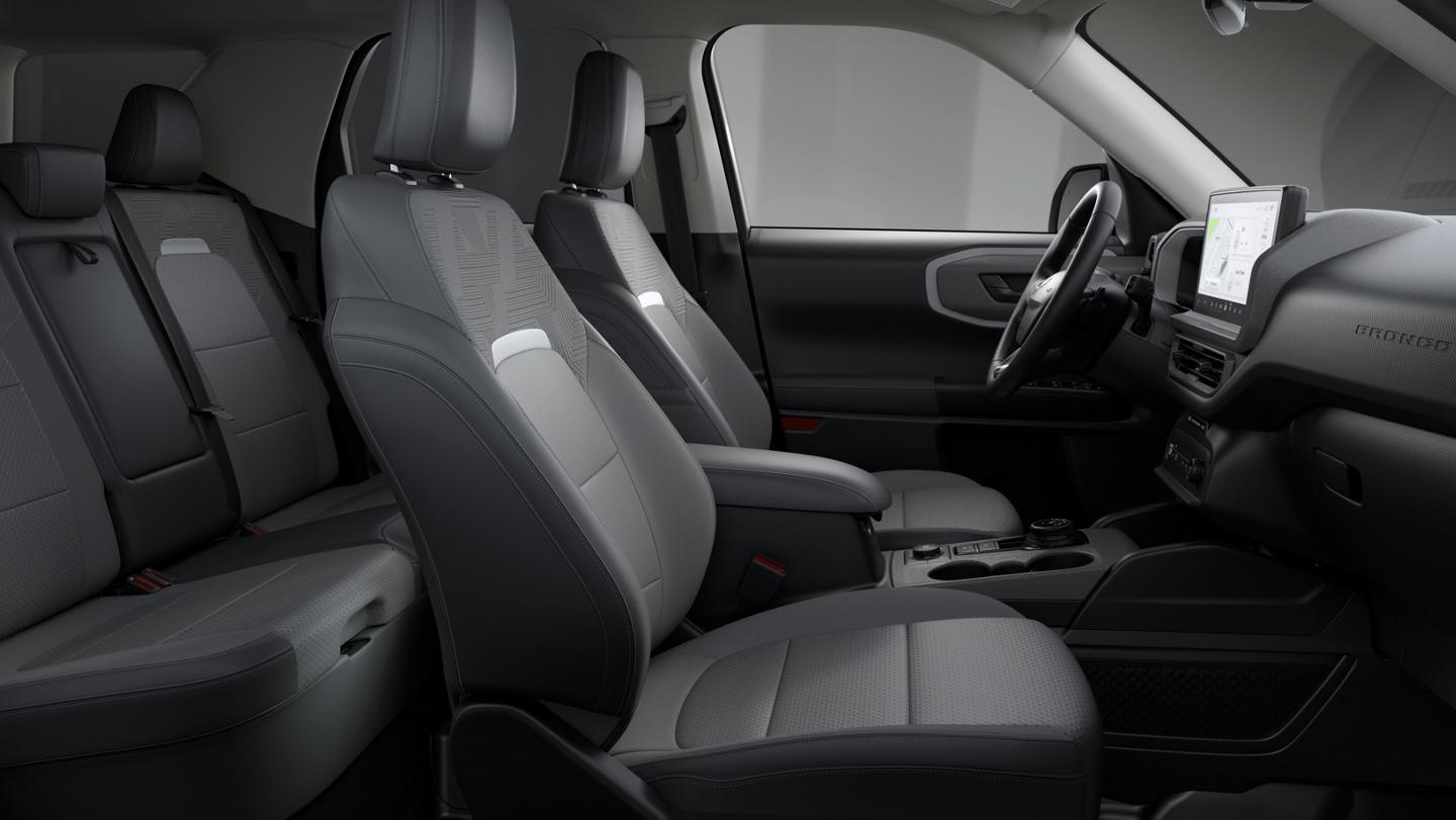 Bronco Sport Rubberized Upholstery - Badlands Trim Interior Detail