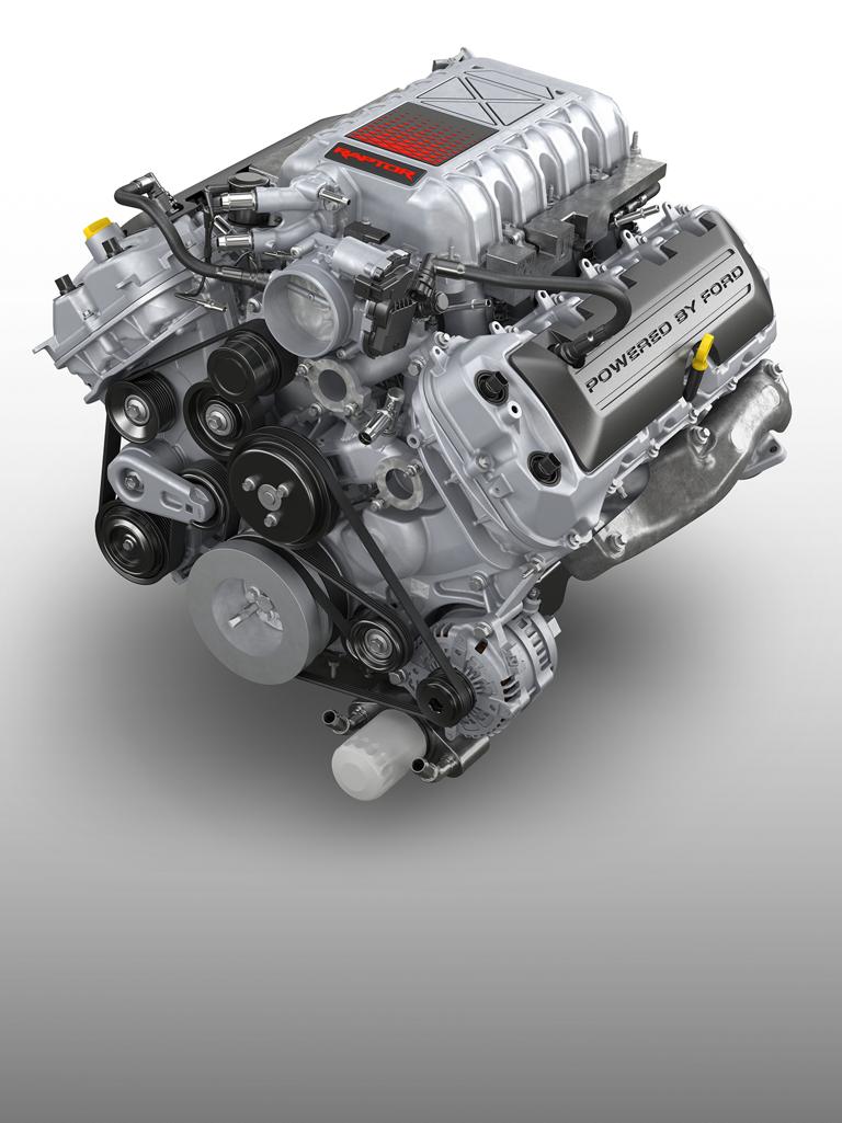5.2-liter supercharged V8 engine