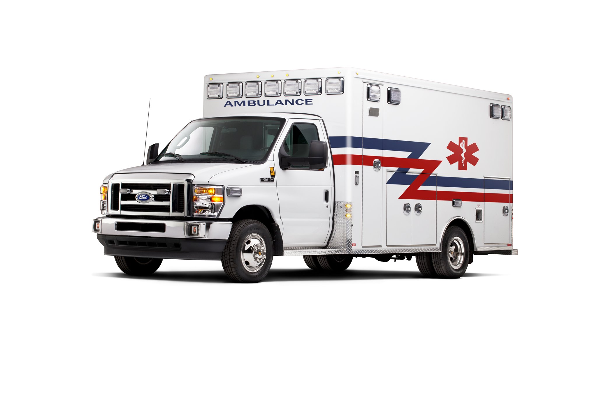 Fourgon tronqué série E 2025 à roues arrière jumelées (RAJ) avec modification pour ambulance de type III