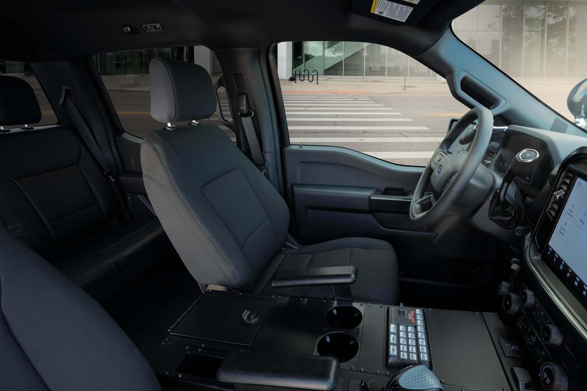 Interior of the 2024 Ford F-150® Police Responder