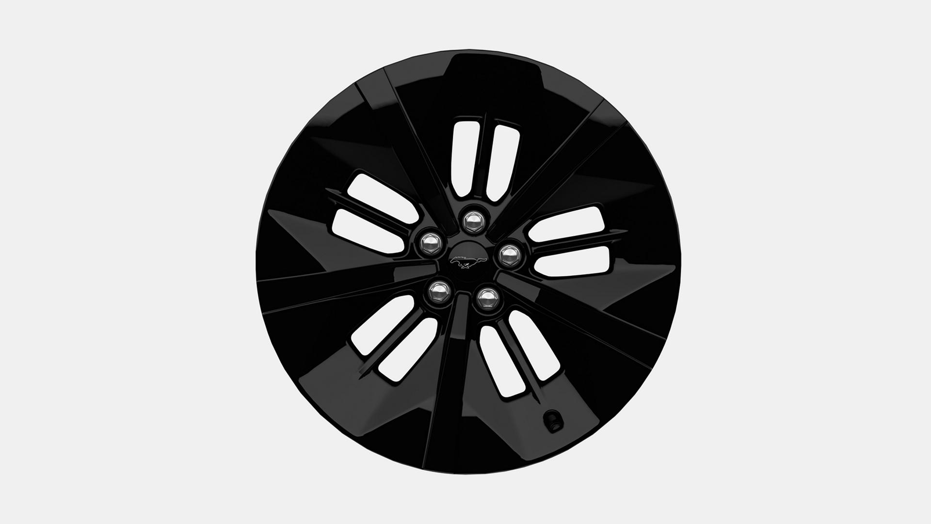 20-inch Monochromatic High-Gloss Black-Painted Wheels