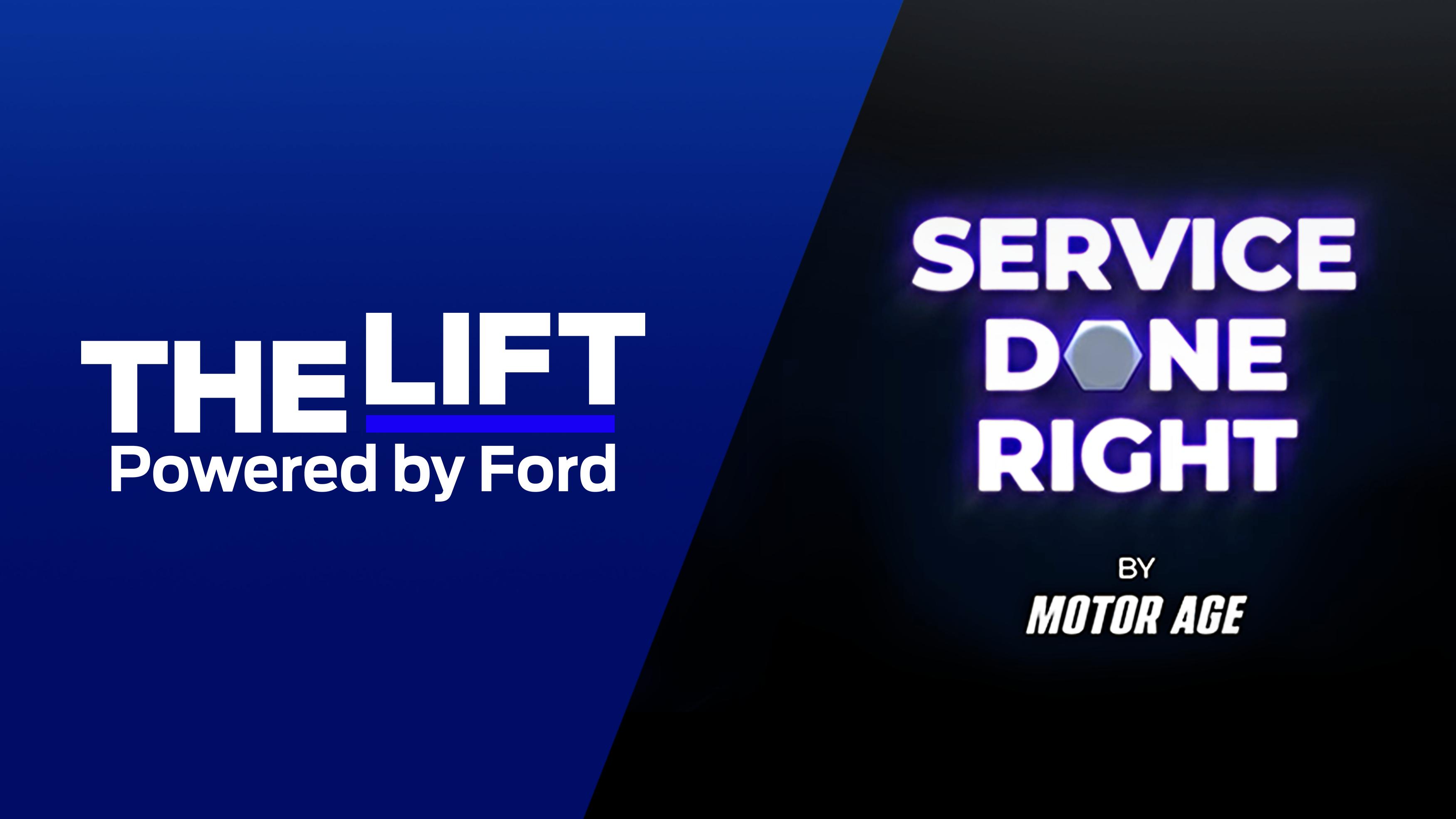 The Lift and Service Done Right logos