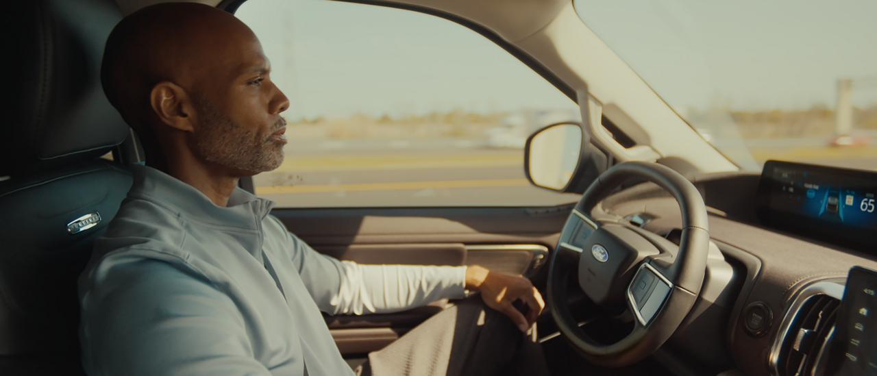 Driver using available Ford BlueCruise in a 2027 Ford Expedition® SUV