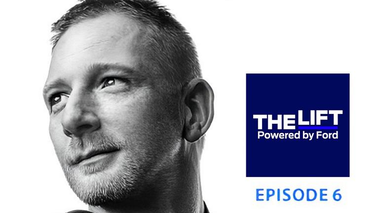 The Lift Powered by Ford Episode 6 with man in hoodie