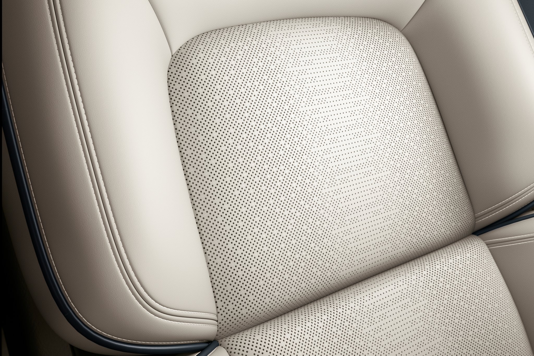 The star shaped perforation of the Moonbeam theme in a 2025 Lincoln Black Label™ Aviator® SUV