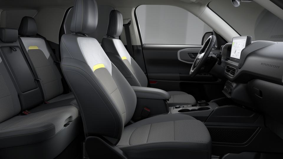 Dove Gray seats shown inside a 2026 Ford Bronco Sport® SUV