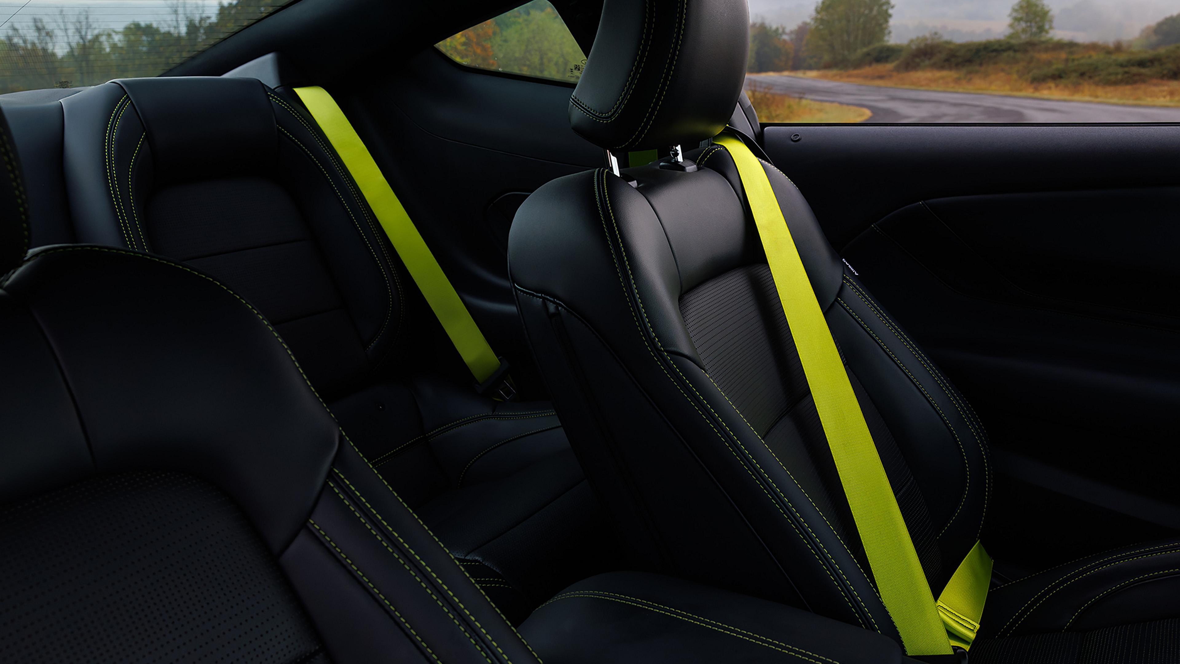 2026 Ford Mustang® EcoBoost® fastback with available Mustang® RTR® Package and Hyper Lime interior