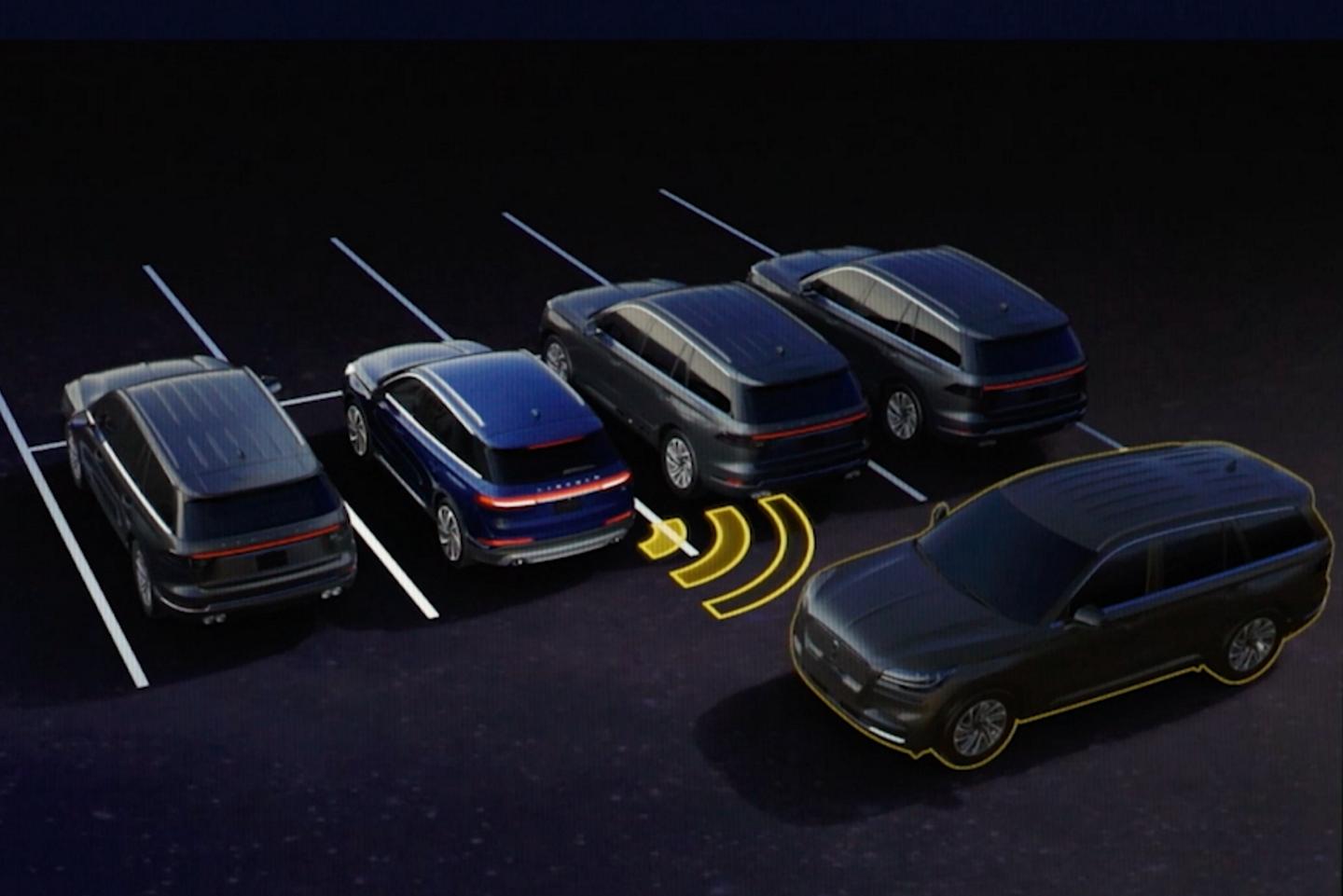 Démonstration de BLIS® (système d’alerte pour angle mort) illustrée