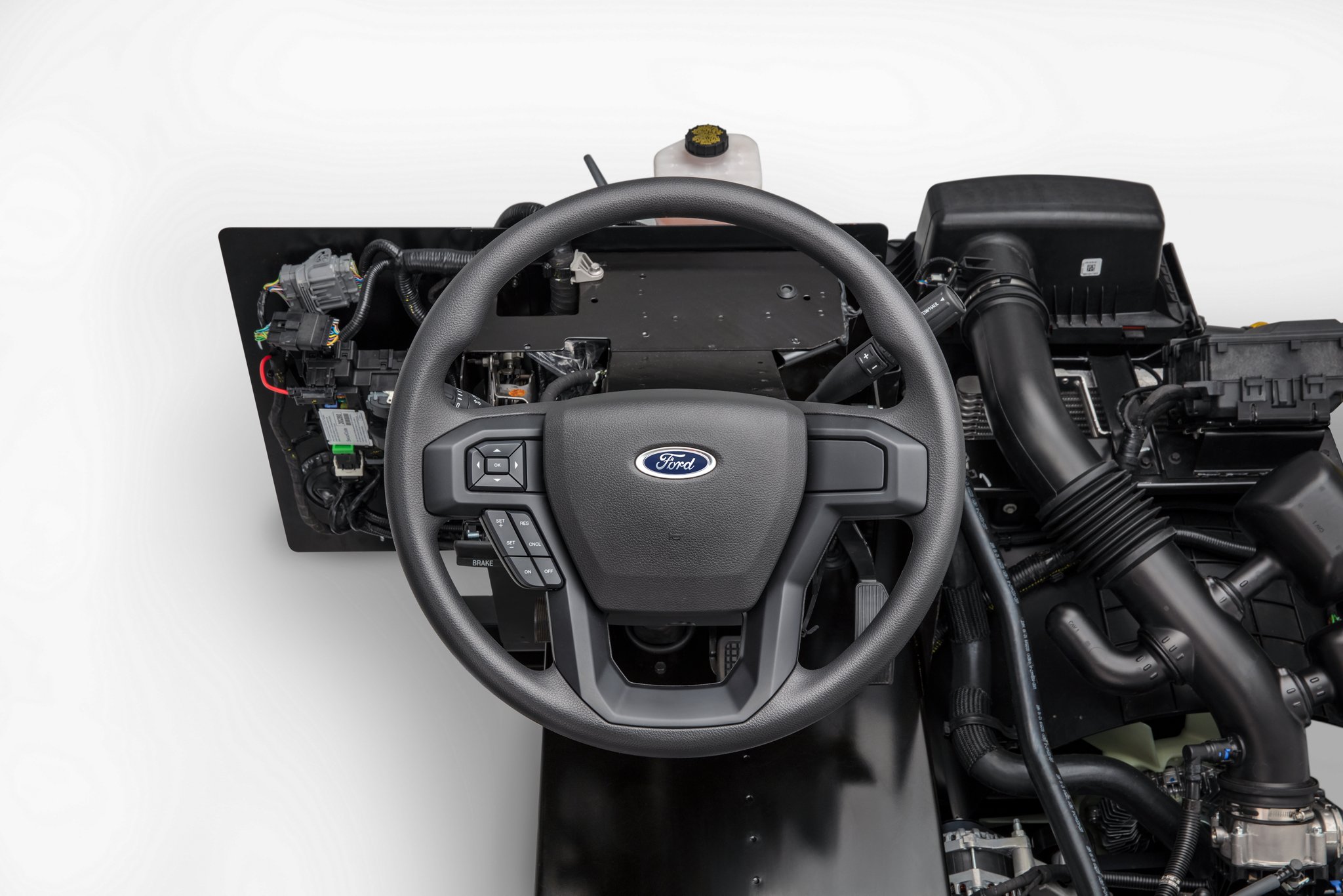 Close-up of the Tilt/Telescoping Steering Column