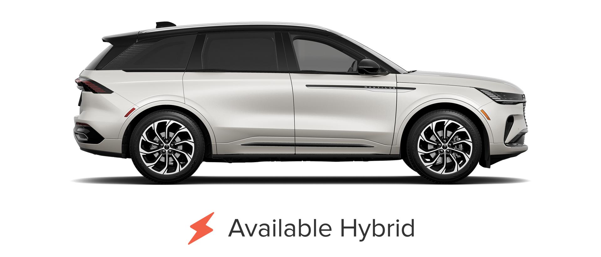 The 2025 Lincoln Nautilus. Available hybrid.