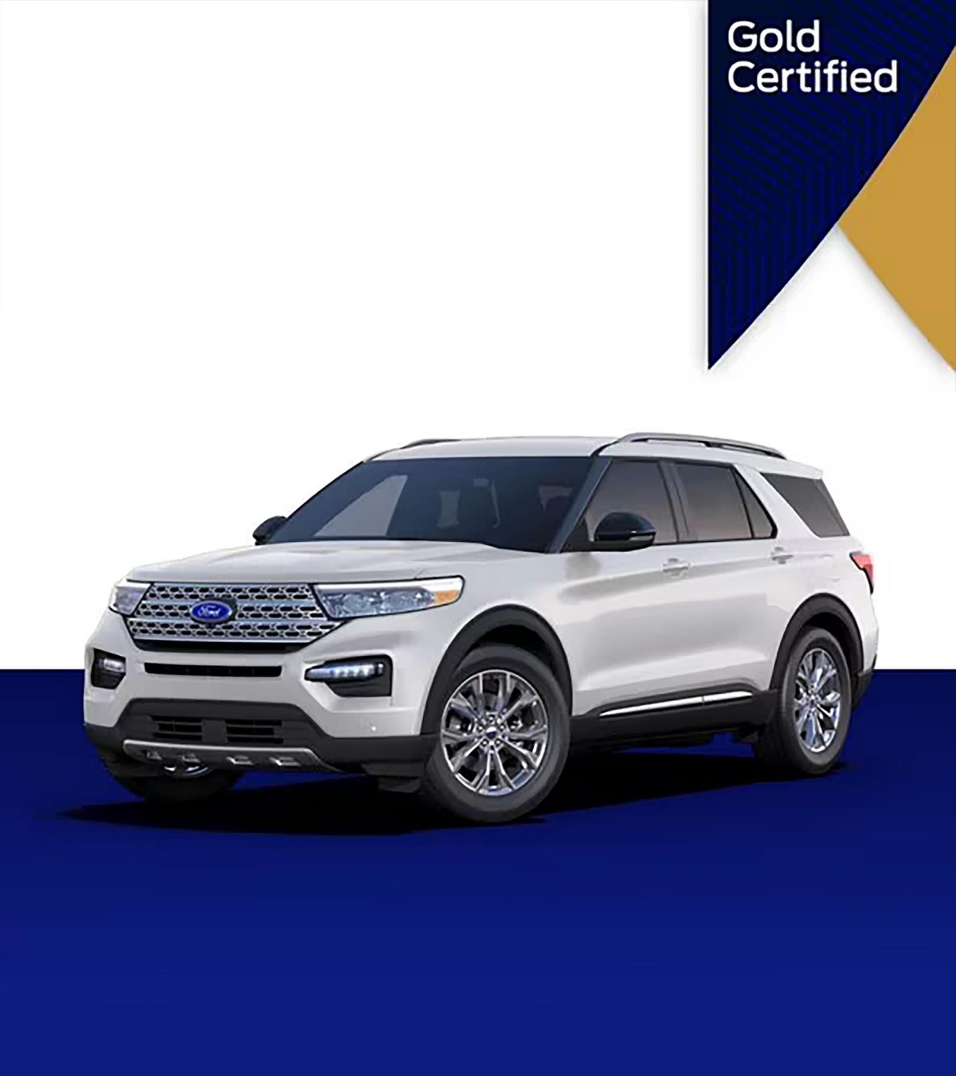 The Ford Explorer® SUV with the Gold Certified badge