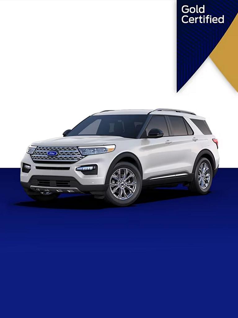 The Ford Explorer® SUV with the Gold Certified badge