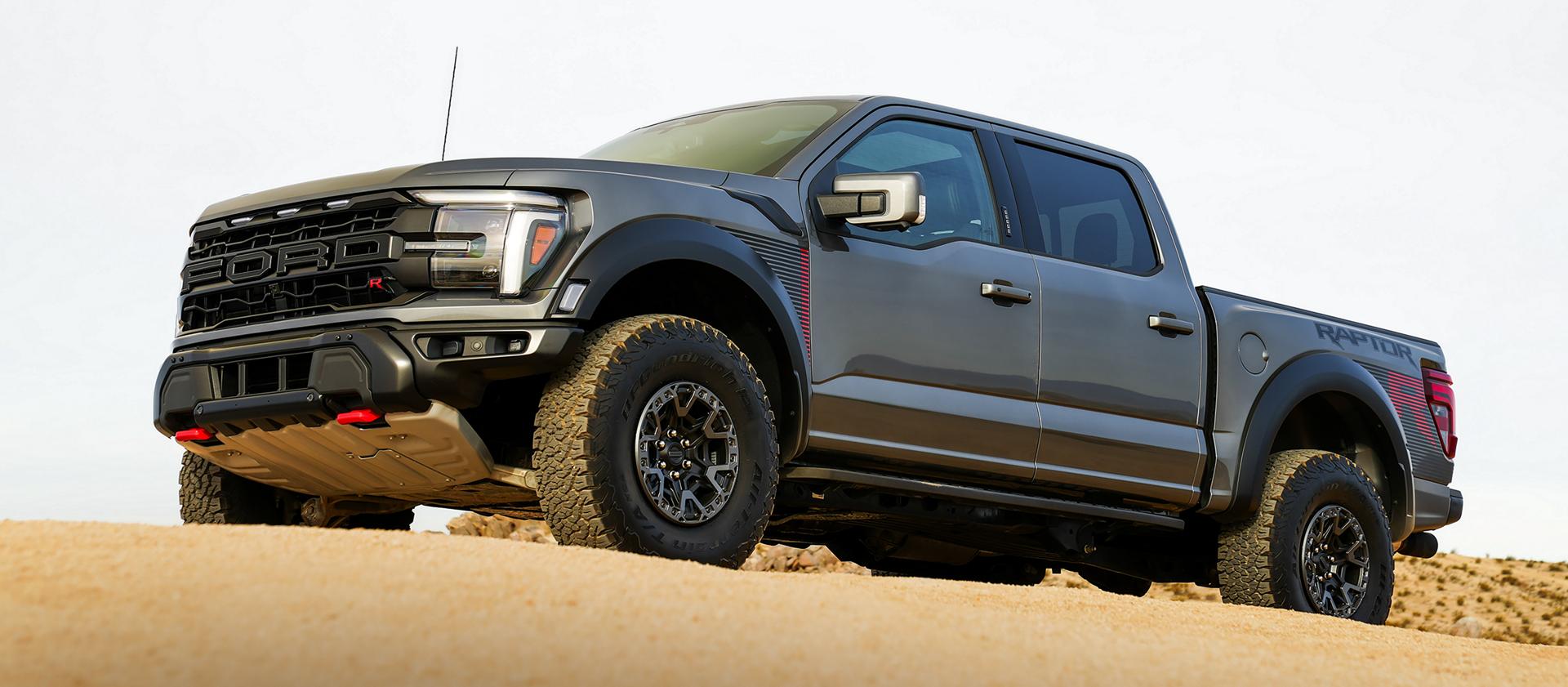2026 Ford F-150® Raptor R model parked in the desert