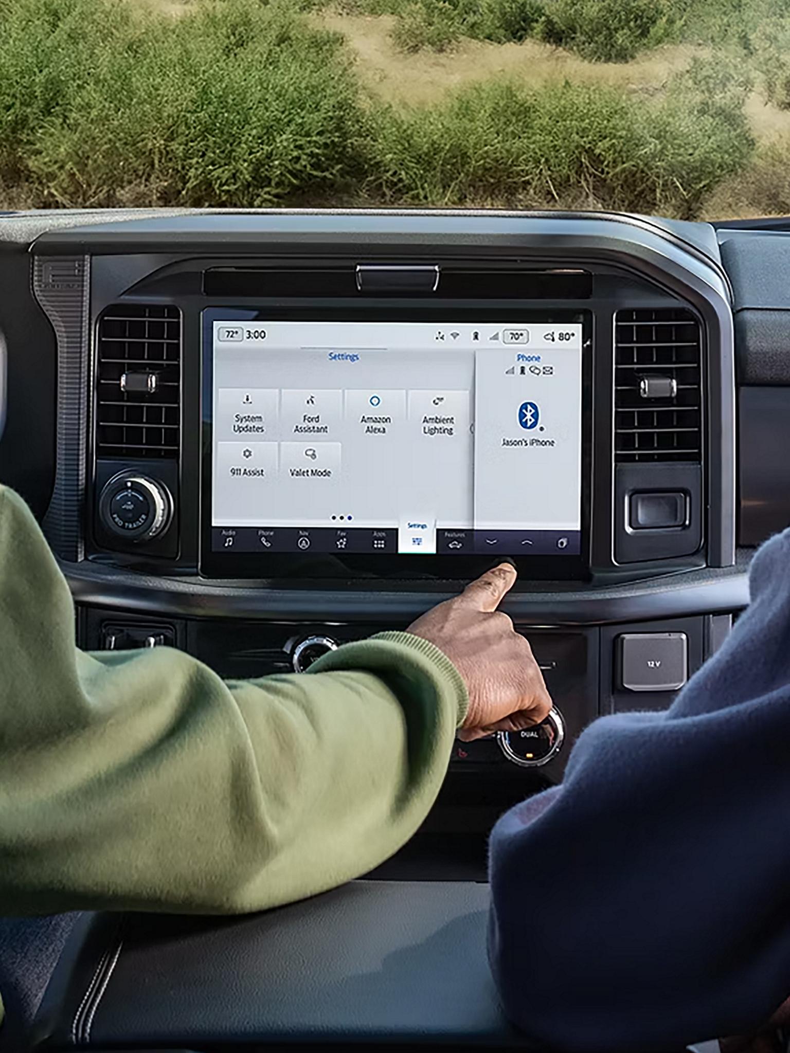 Herramientas de conectividad desde la pantalla táctil de la F-150 XLT 4X4