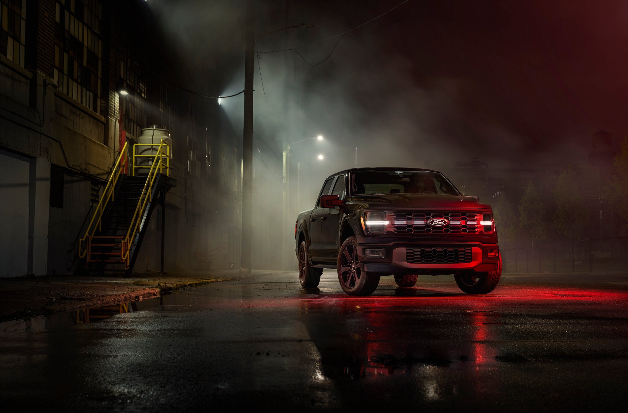 Ford F-150 Lobo Package at night - Tom Masano Ford Shillington PA