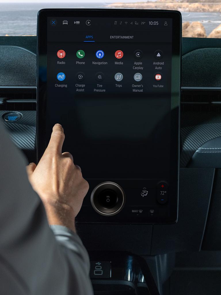 15.5" center display in a 2026 Ford Mustang Mach-E® SUV