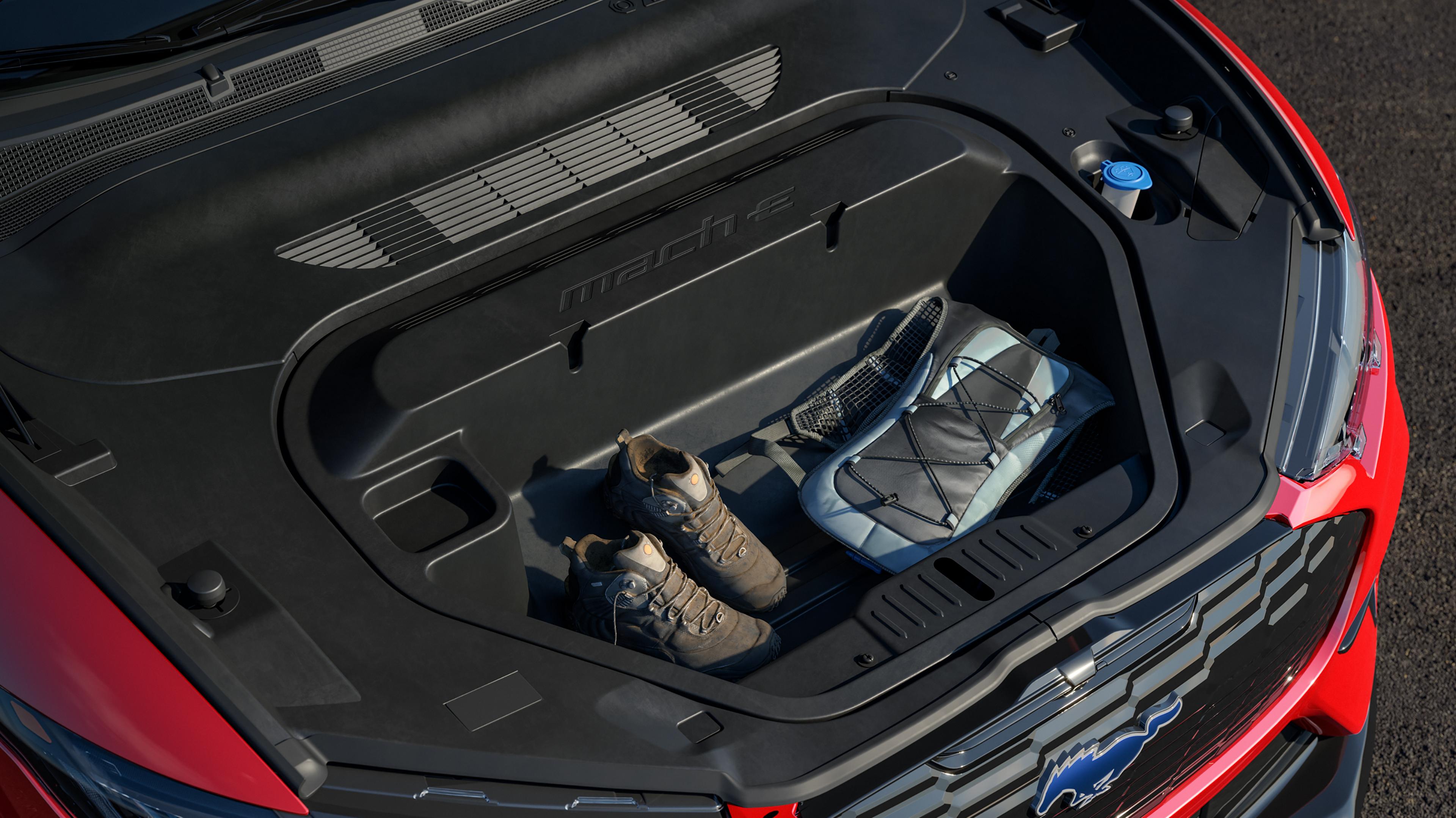 Available frunk in the 2026 Ford Mustang Mach-E® SUV