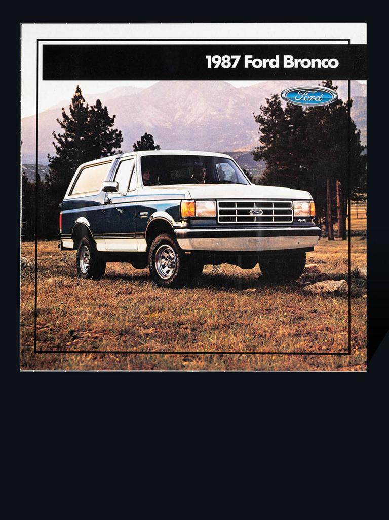 1987 Ford Bronco® vehicle brochure
