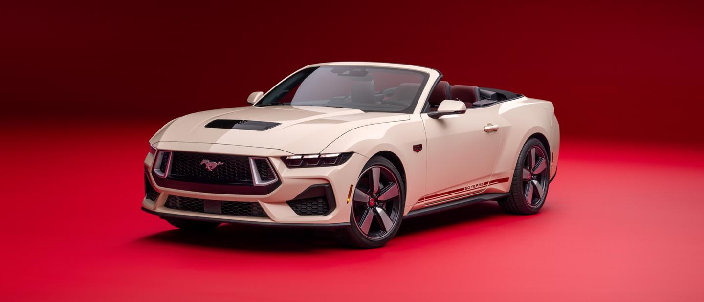 2025 Ford Mustang® GT Premium convertible with Mustang® 60th Anniversary Package