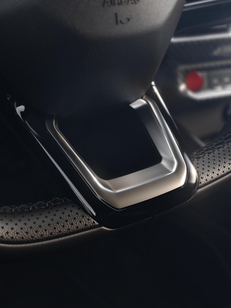 2026 Ford Mustang® flat-bottom steering wheel