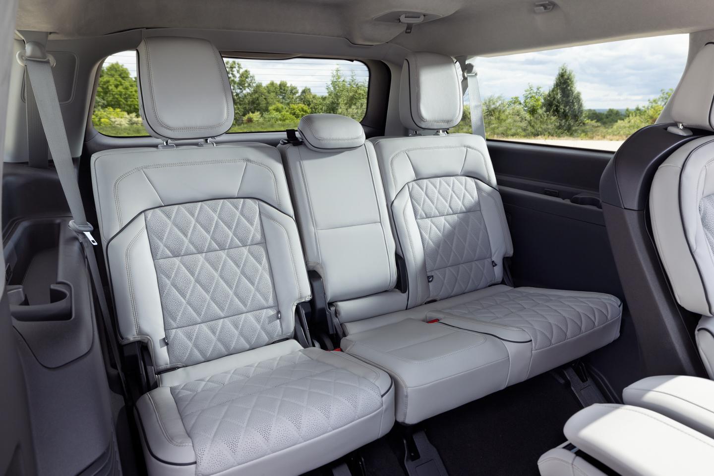 The 40, 20, 40 third-row seats of a 2025 Lincoln Black Label Navigator® SUV